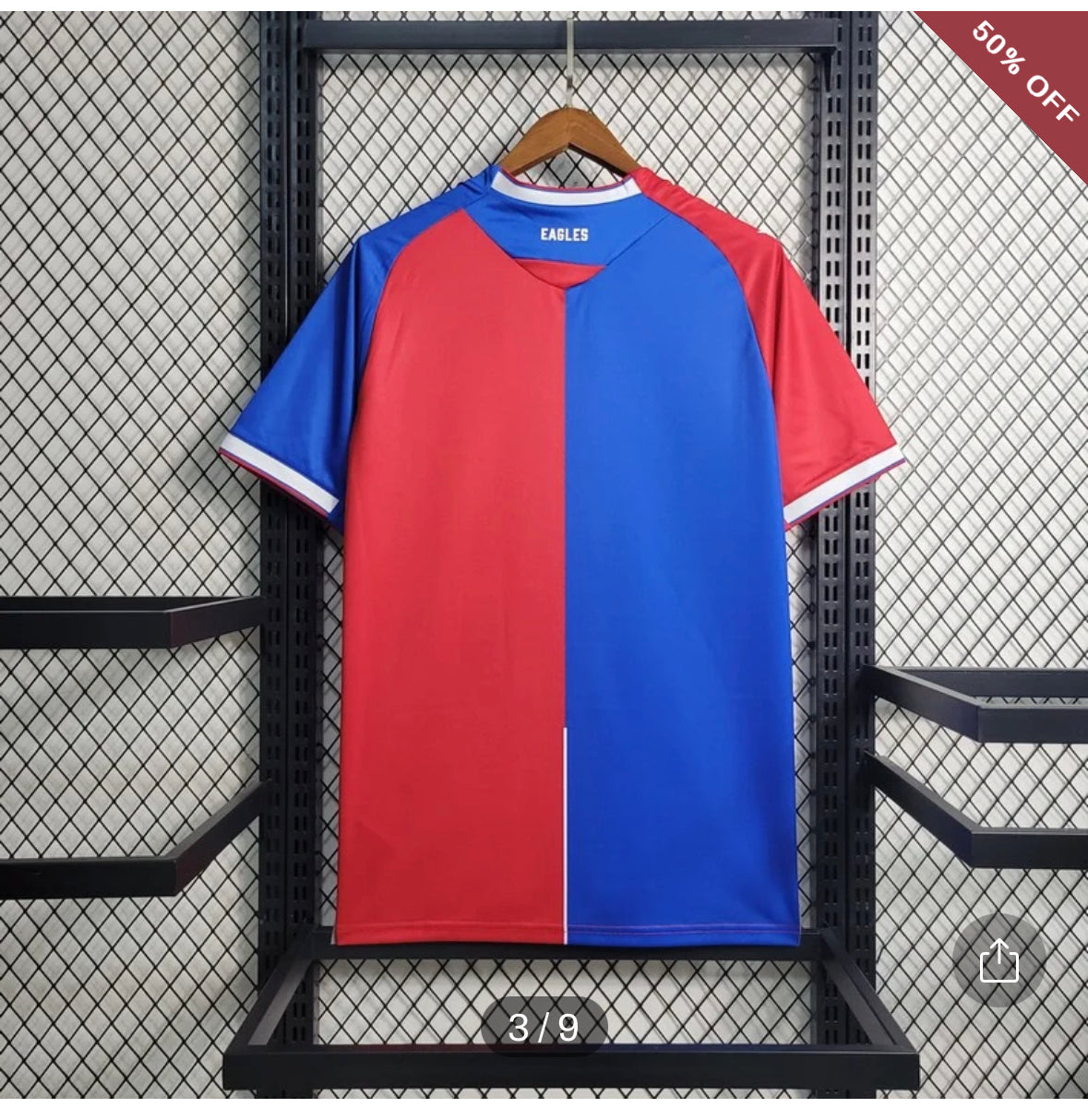 2023/2024 Crystal Palace Home Football Shirt