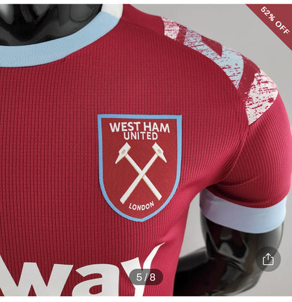 2022/2023 Player Version West Ham United Home Football Shirt