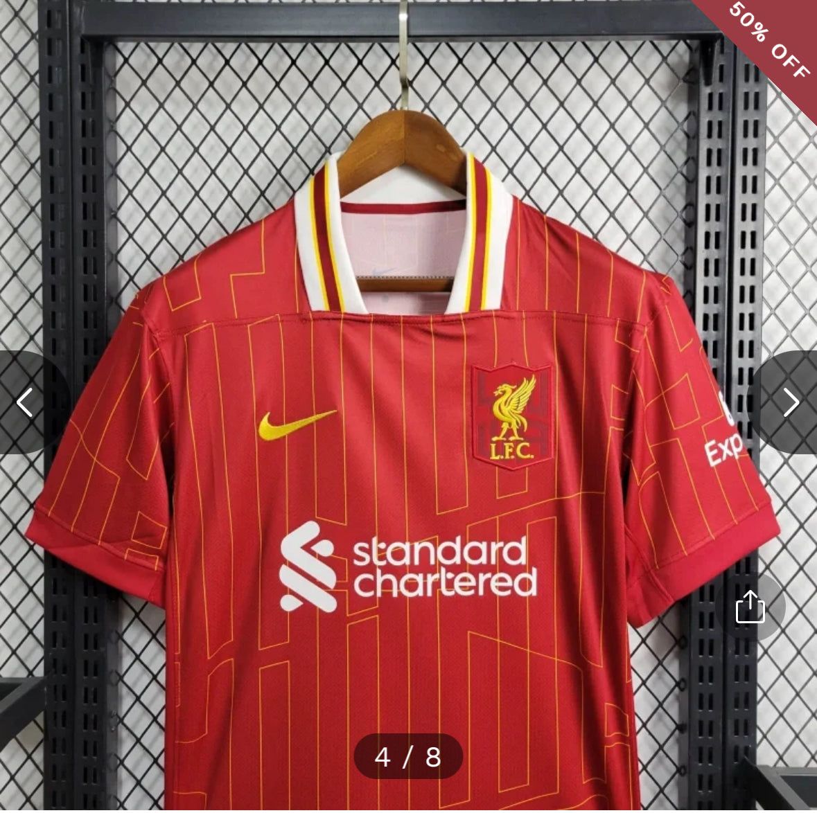 2024/2025 Liverpool Home Soccer Jersey New in