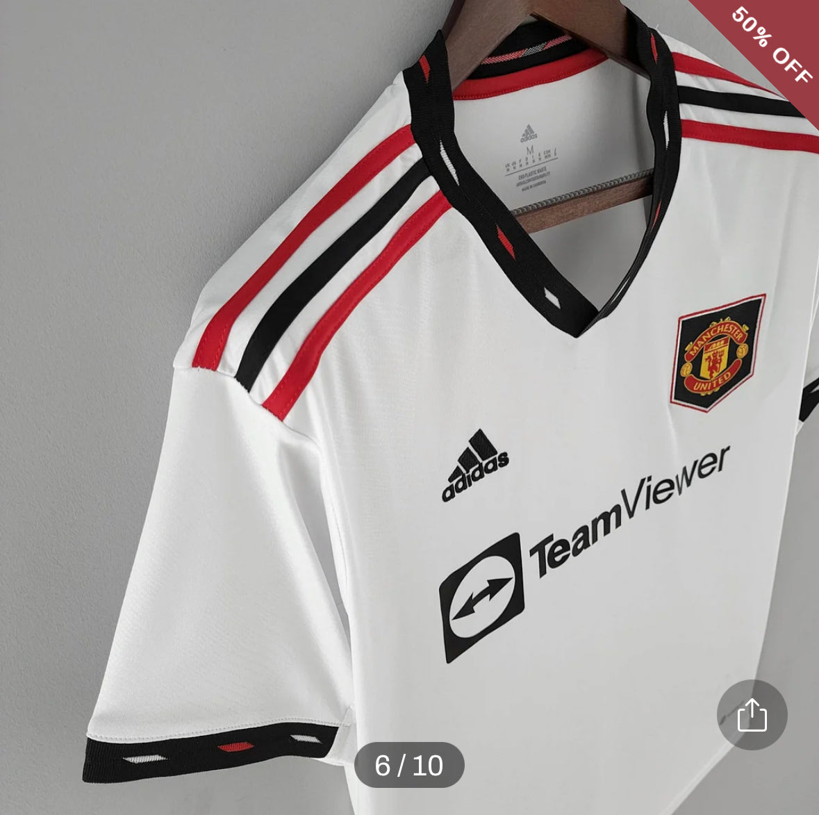 2022/2023 Manchester United Away Football Shirt 1:1