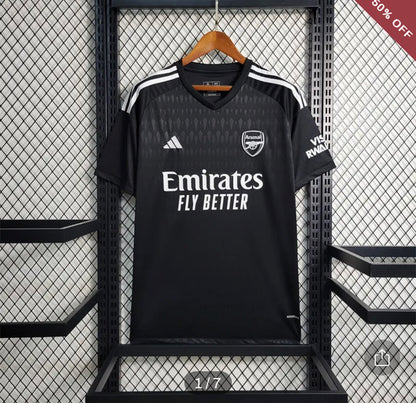 2023/2024 Arsenal Goalkeeper Black Soccer Jersey