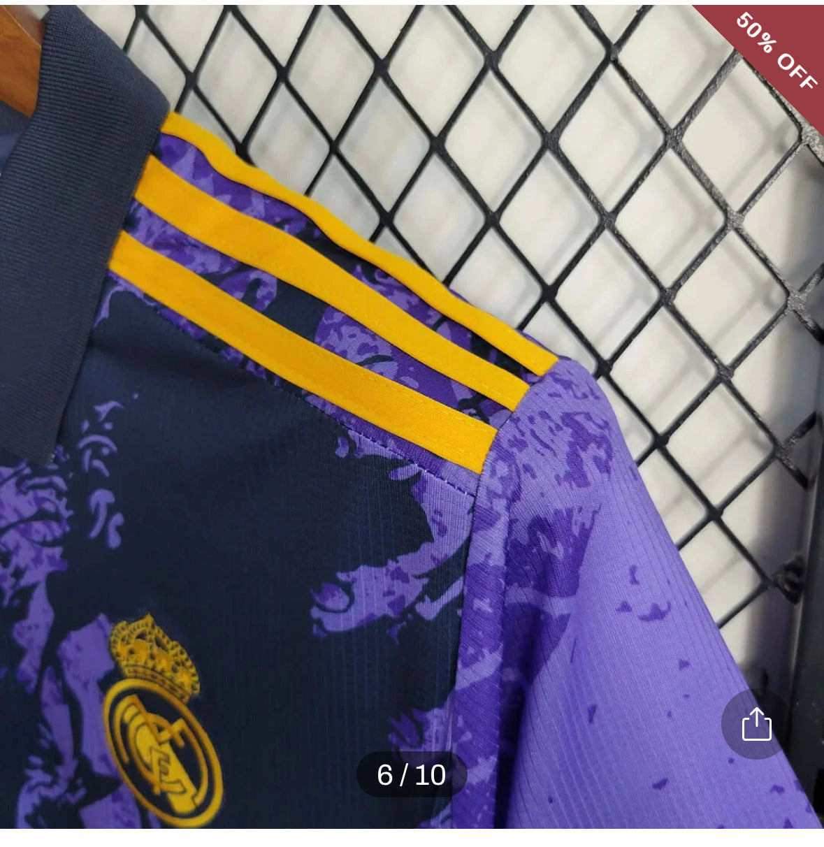 2023/2024 Real Madrid Purple Special Edition Football Shirt