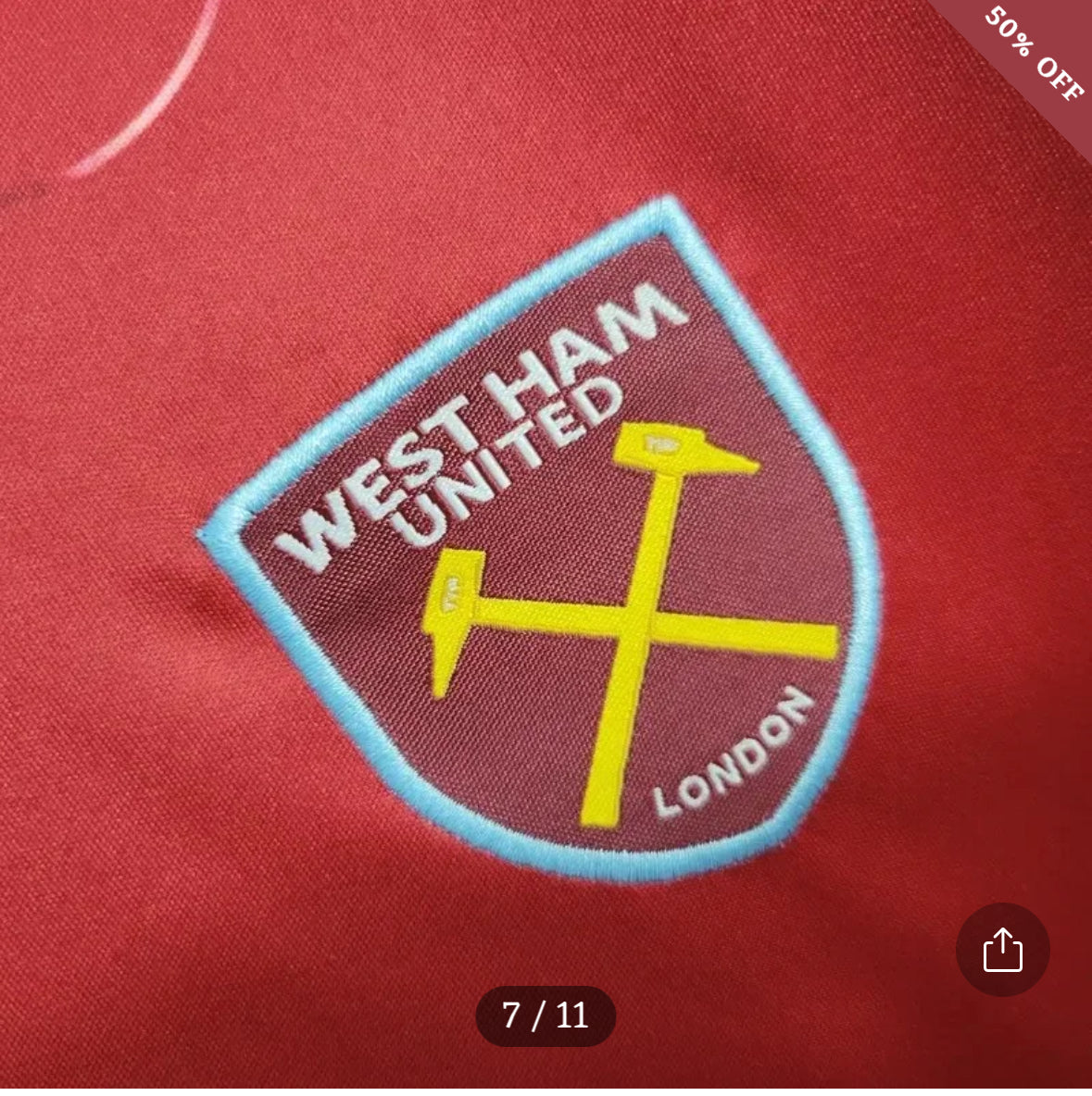 2023/2024 Kids Size West Ham United Football Shirt Home New in