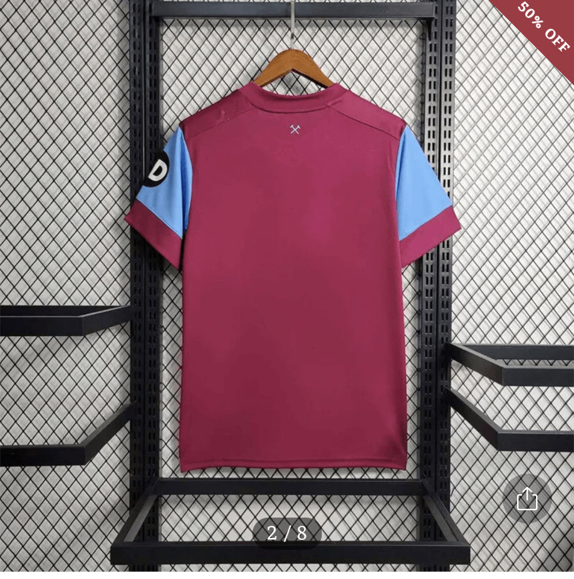 2023/2024 West Ham United Football Shirt Home