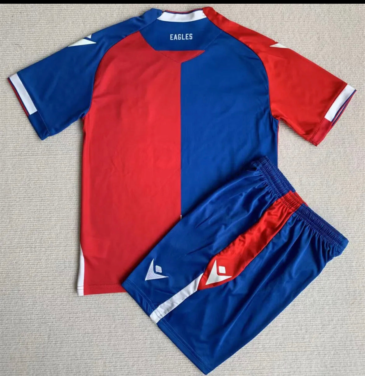 2023/2024 Kids Size Crystal Palace Home Soccer Jersey/shorts